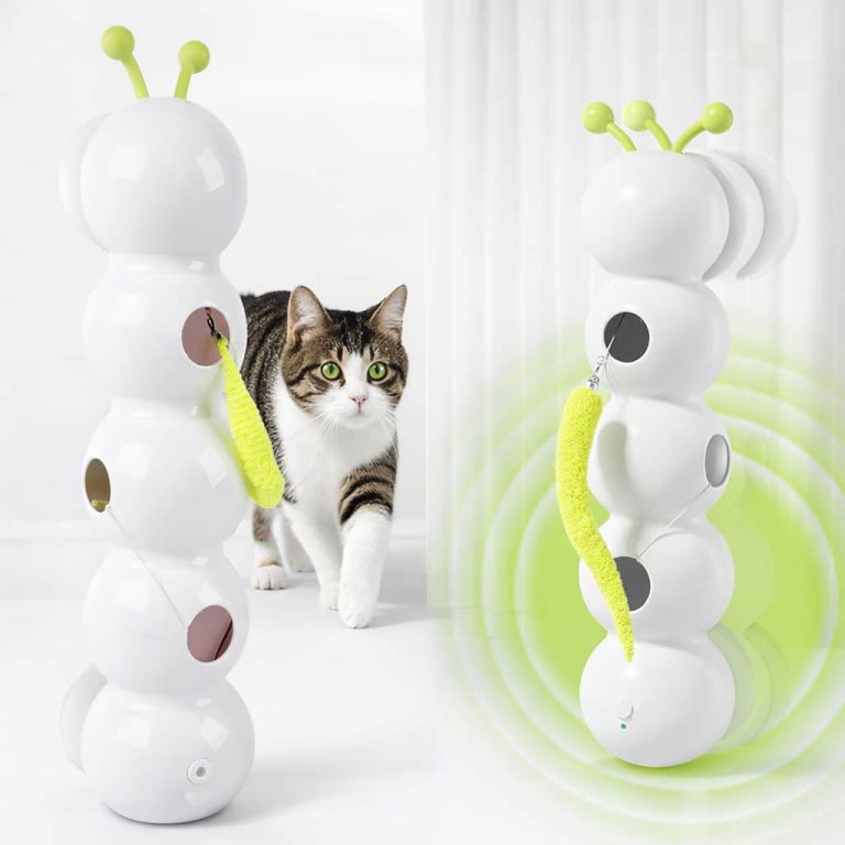 Motion Activated Caterpillar Cat Toy