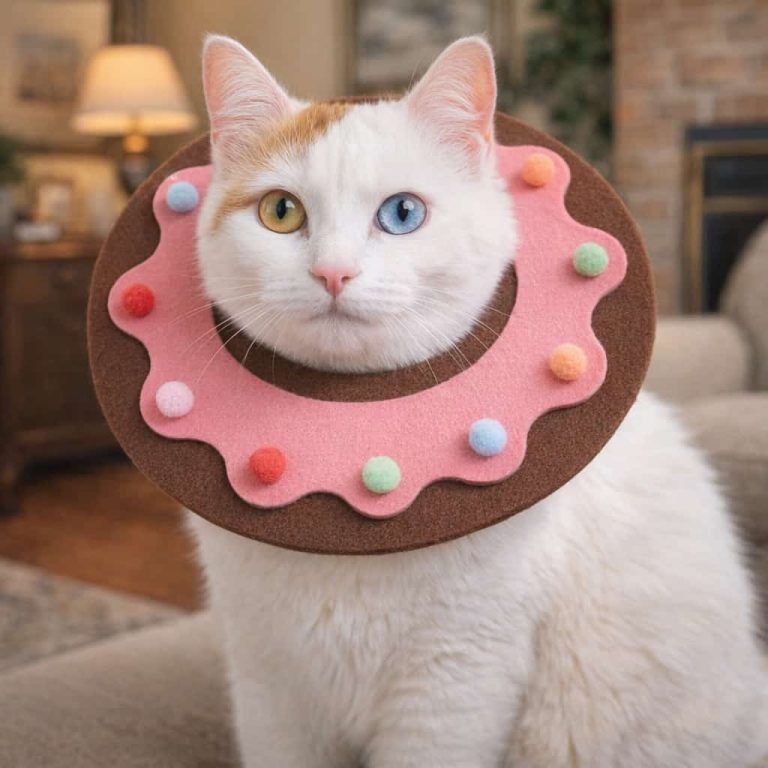 Donut Recovery Collar, Soft Felt Anti-Bite