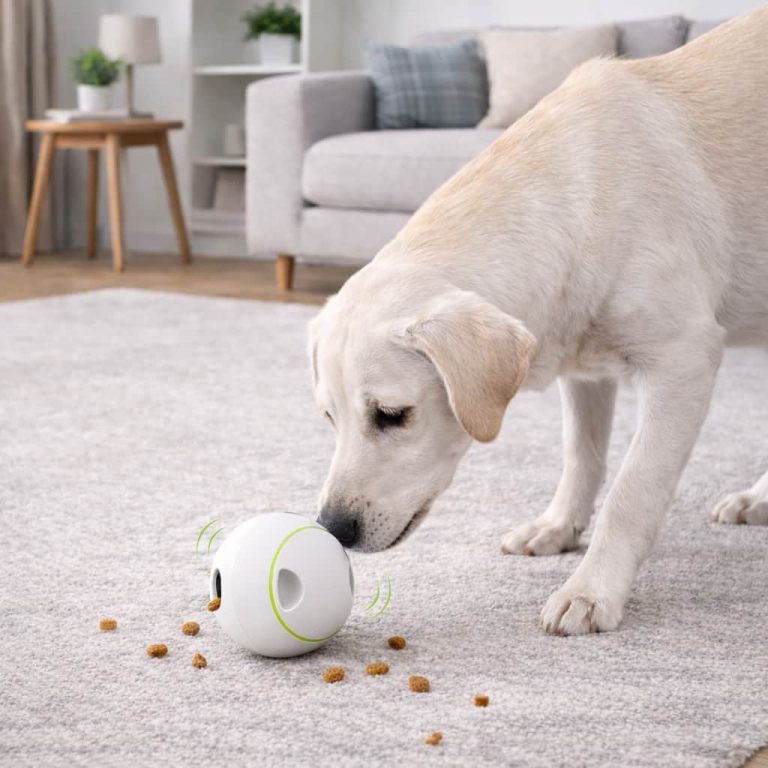 Automatic Treat Ball, IQ Training for Dogs