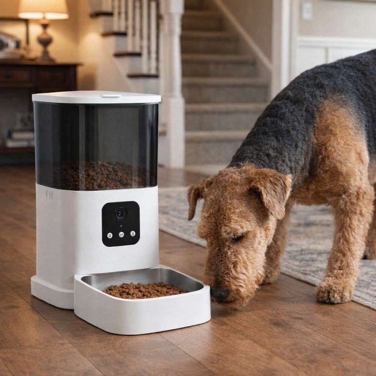 Automatic Cat Dog Feeder with Camera & Voice