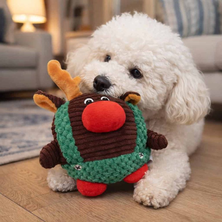 Reindeer Plush Squeaky Toy