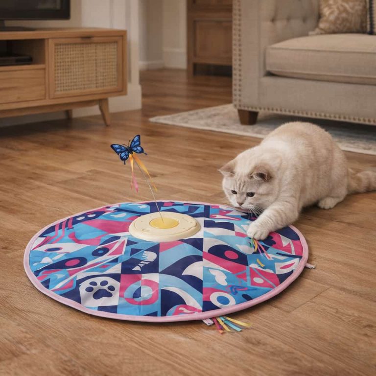 Automatic Cat Exercise Toy with Hidden Ribbons and Infrared Sensor