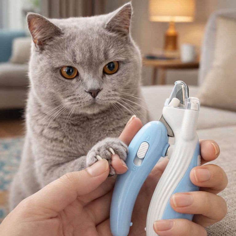 Illuminated Nail Trimmer for Cats & Dogs
