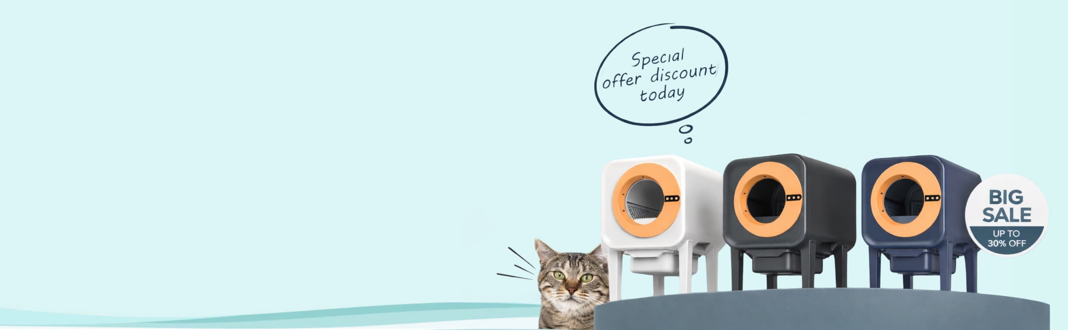 Skip the scoop - self-cleaning litter box