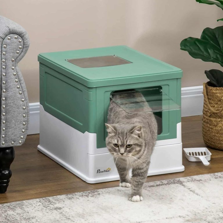 Litter Box, Front Door, Top Exit, Pullout Tray