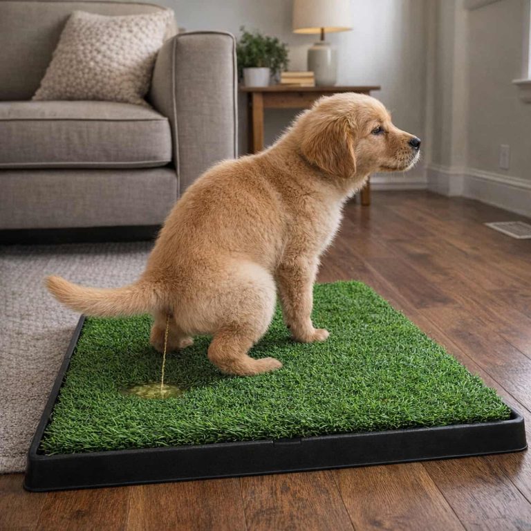 Indoor Dog Grass Potty with Drainage Tray