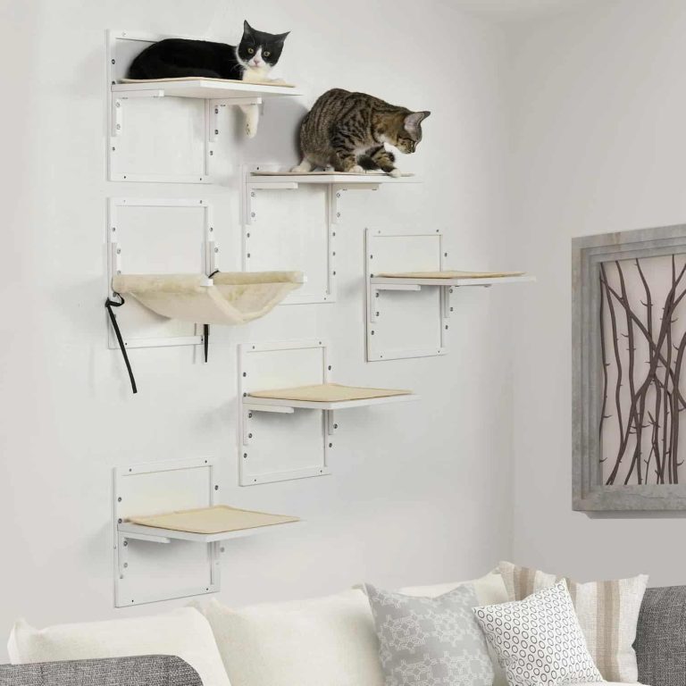 Modular Cat Perches, Wall-Mounted, Adjustable