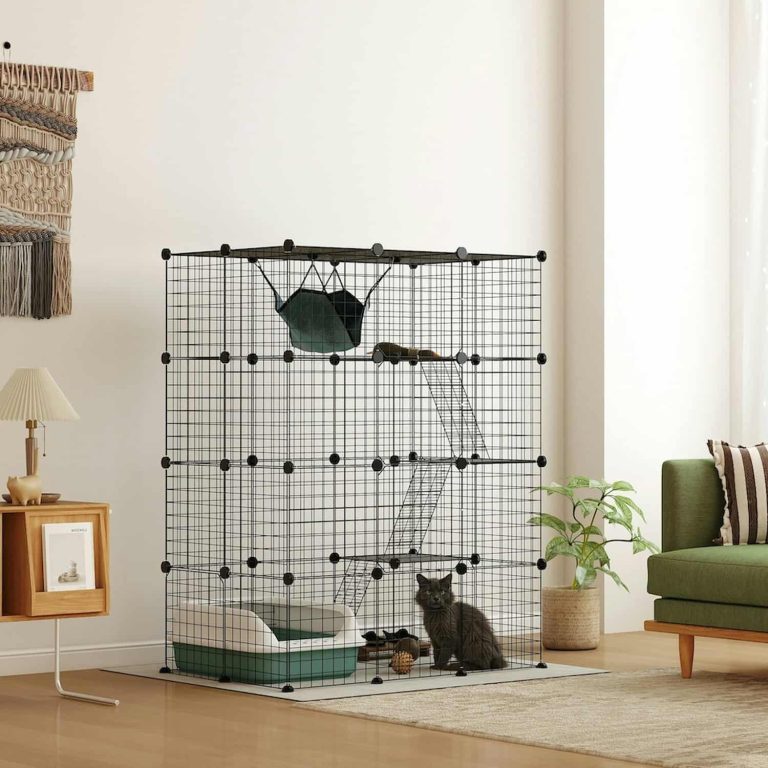 DIY Cat Playpen with 49 Modular Panels