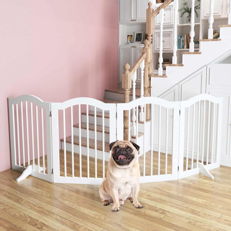 Accordion Gate, MDF, Arched Design, No Assembly