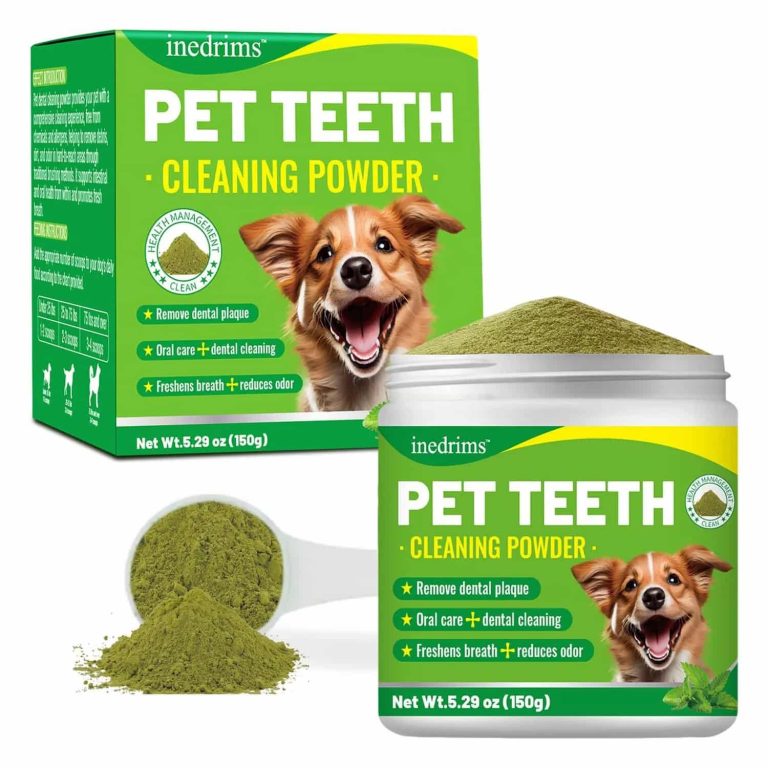 Pet Dental Powder, Probiotic Blend, No-Brush Daily, Plaque Tartar