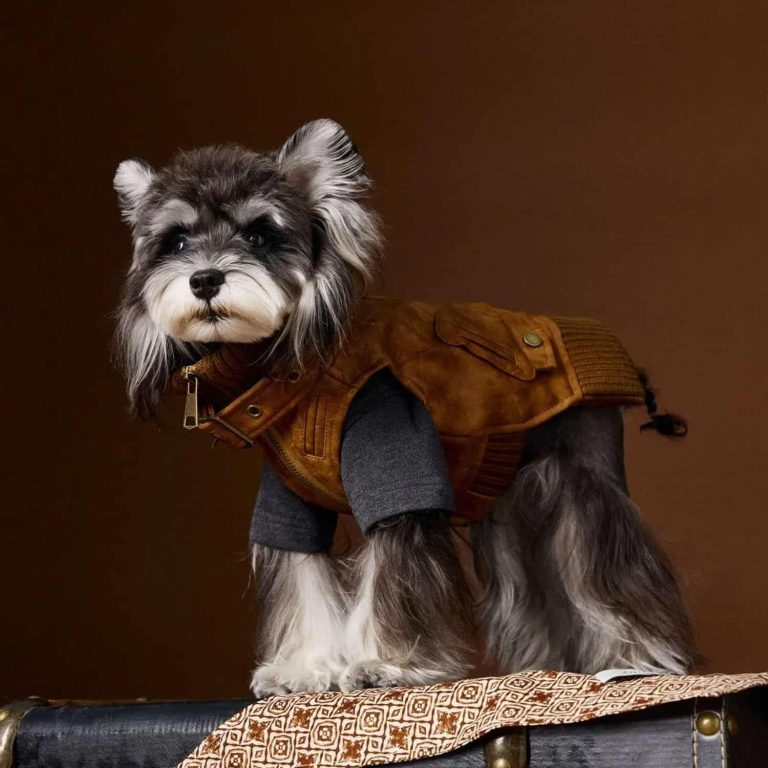 Mid-Length Leather Waistcoat, Ribbed Hem