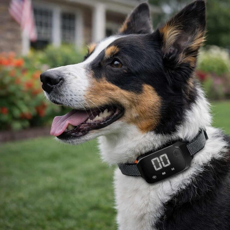 Anti Bark Training Collar with 7 Mode Combinations, LED Display, IP67 Waterproof