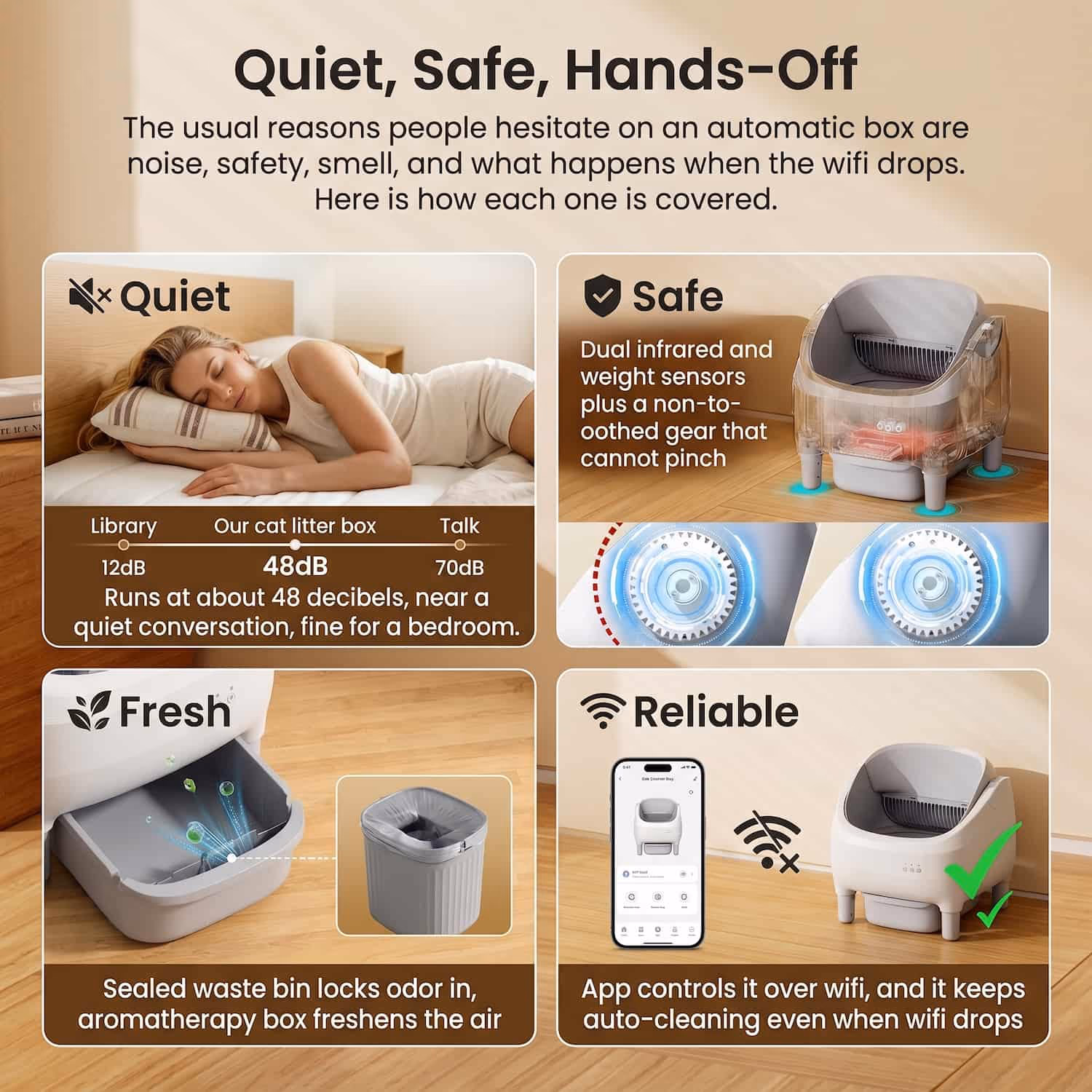 OpenNest Self-Cleaning Litter Box