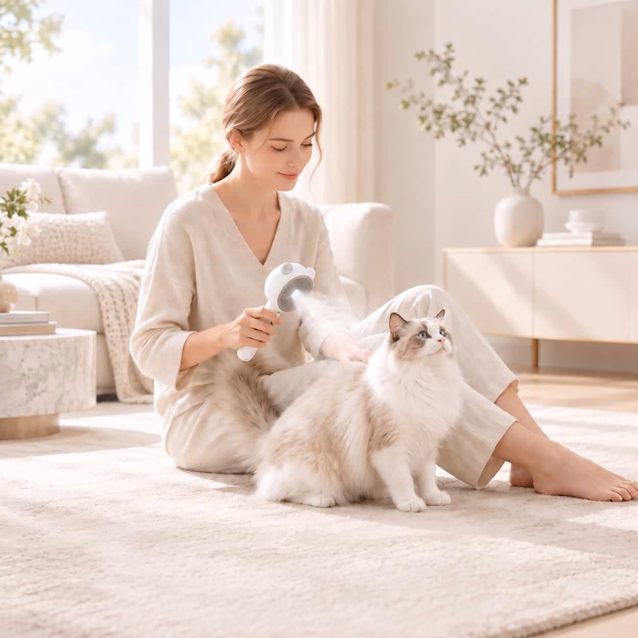 Misto Mist & De-Shed Brush
